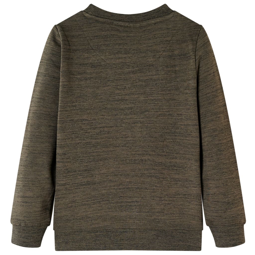 Sweat-shirt pour enfant, kaki, taille 92 - kaki, 92 (1 5-2 ans) - number 2.