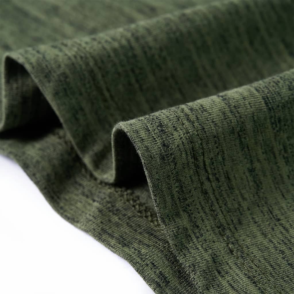 T-shirt à manches longues pour enfant taille 92 couleur kaki - kaki, 92 (1 5-2 ans) - number 6.