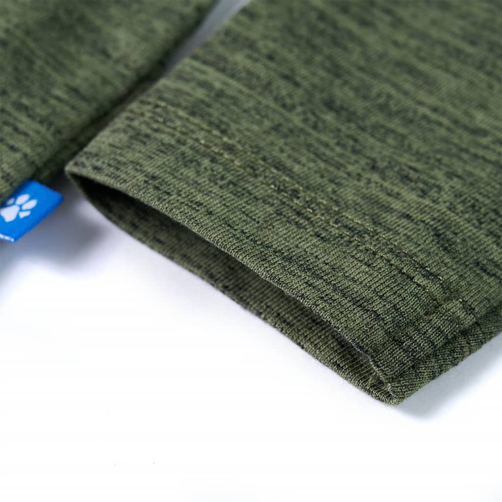 T-shirt à manches longues pour enfant taille 92 couleur kaki - kaki, 92 (1 5-2 ans) - number 5.