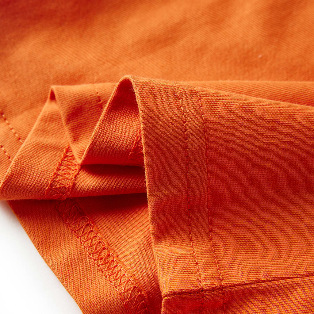 T-shirt à manches longues pour enfant taille 92 cm - orange, 92 (1 5-2 ans) - number 6.