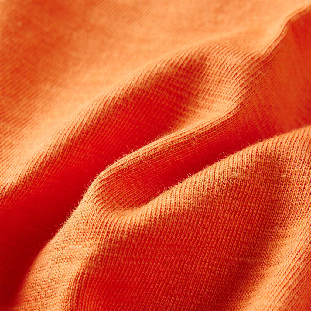 T-shirt à manches longues pour enfant taille 92 cm - orange, 92 (1 5-2 ans) - number 7.