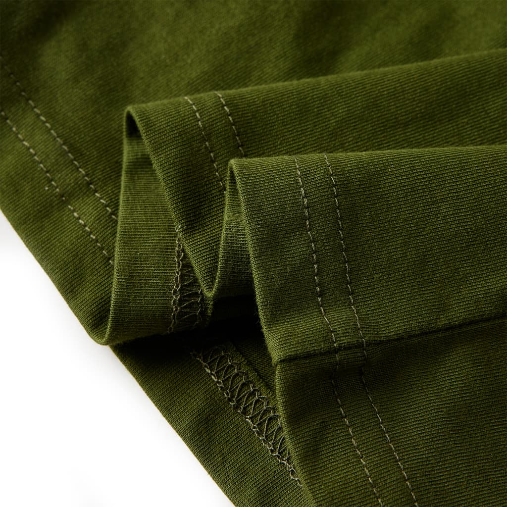 T-shirt à manches longues pour enfant taille 92 - kaki, 92 (1 5-2 ans) - number 6.