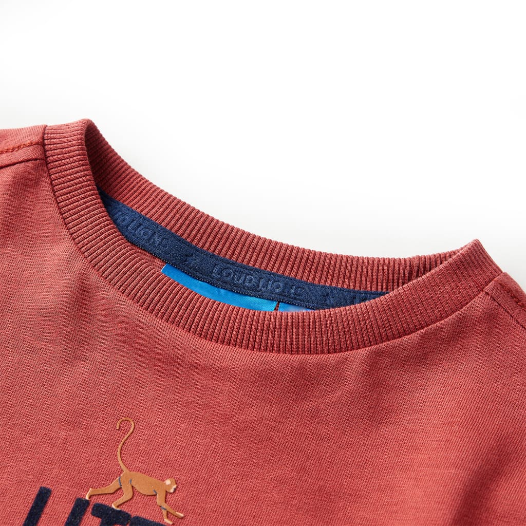 T-shirt à manches longues pour enfant taille 92 - rouge, 92 (1 5-2 ans) - number 3.
