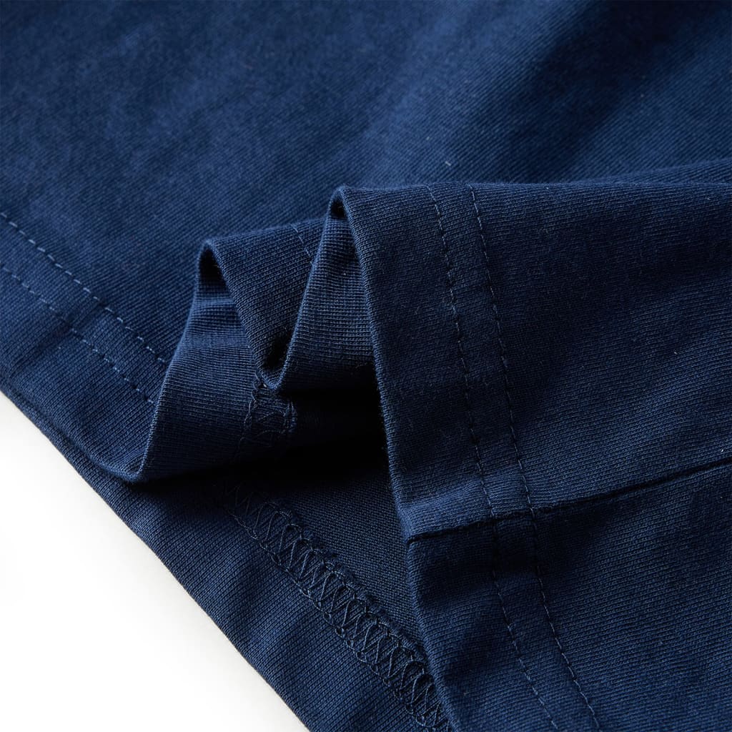 T-shirt manches longues pour enfant taille 92 - bleu marine, 92 (1 5-2 ans) - number 6.