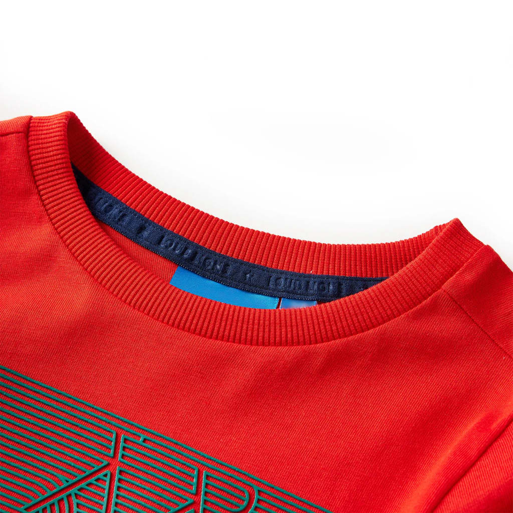 T-shirt manches longues pour enfant taille 92 rouge - 92 (1 5-2 ans) - number 3.
