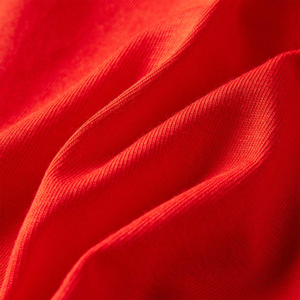 T-shirt manches longues pour enfant taille 92 rouge - 92 (1 5-2 ans) - number 7.