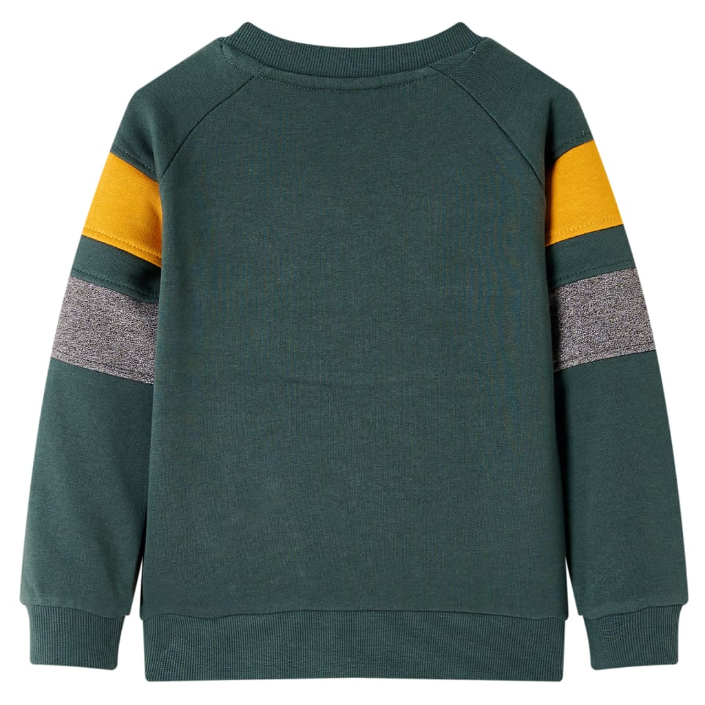 Sweat-shirt pour enfant taille 92 vert foncé - 92 (1 5-2 ans) - number 2.