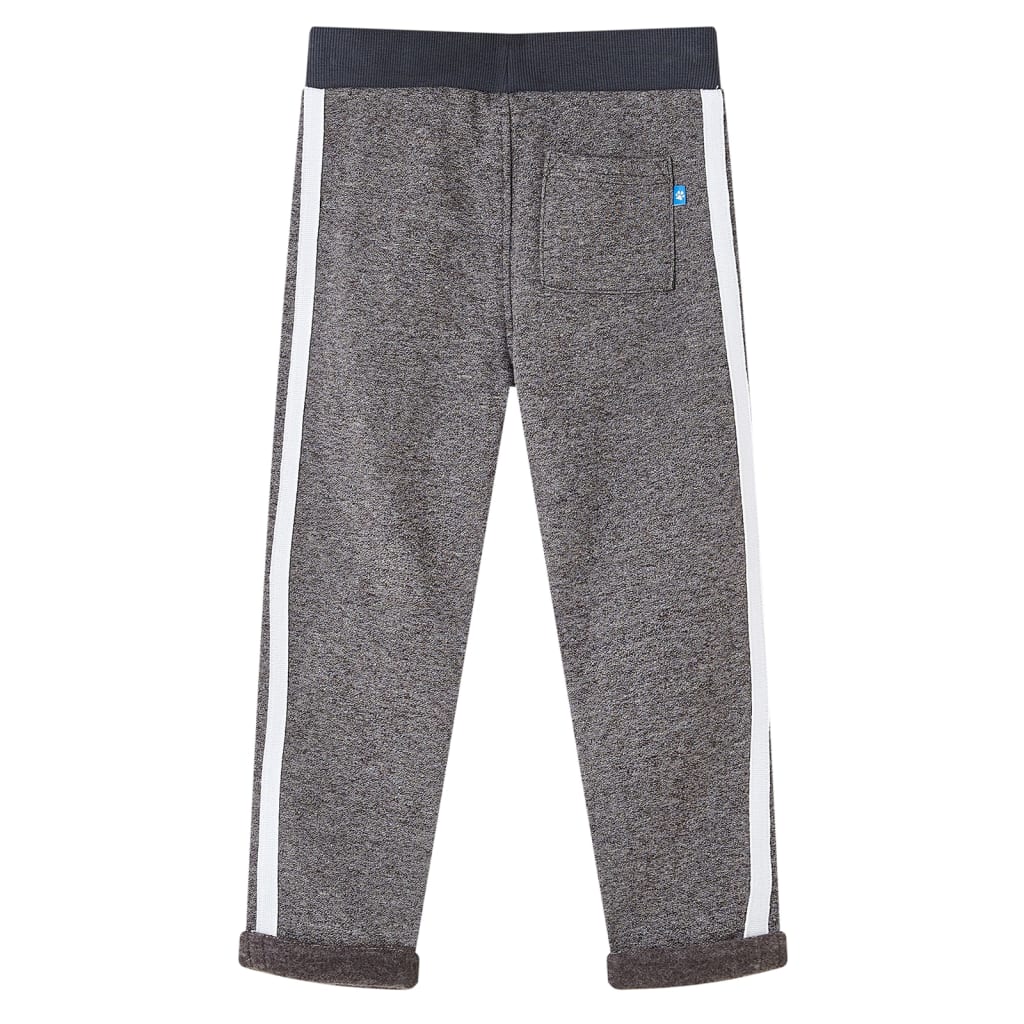 Pantalon de jogging pour enfant taille 92 gris foncé chiné - 92 (1 5-2 ans) - number 2.