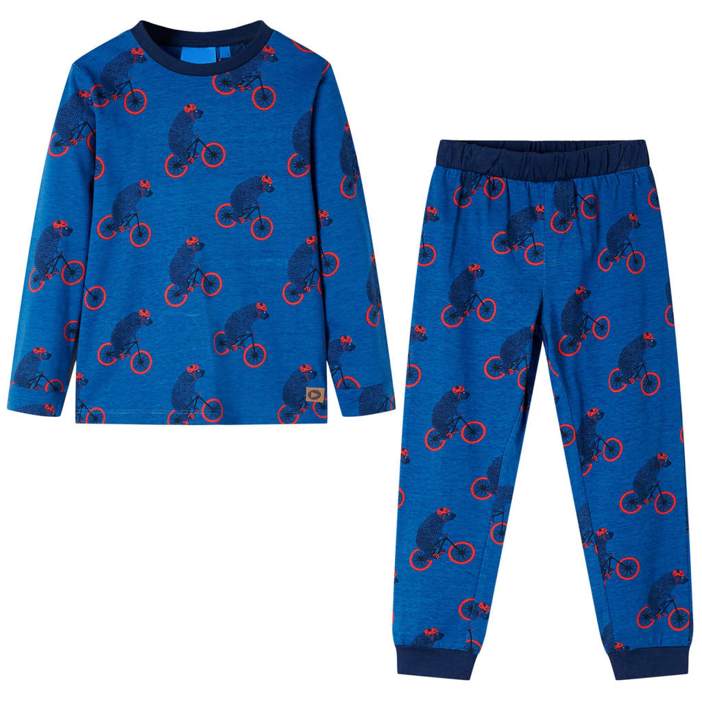 Pyjama enfant taille 92 bleu pétrole - 92 (1 5-2 ans) - number 1.