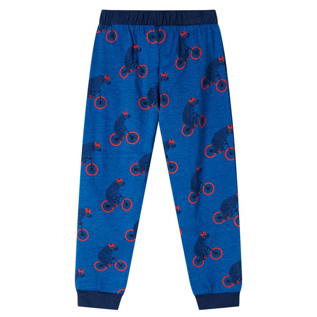 Pyjama enfant taille 92 bleu pétrole - 92 (1 5-2 ans) - number 5.