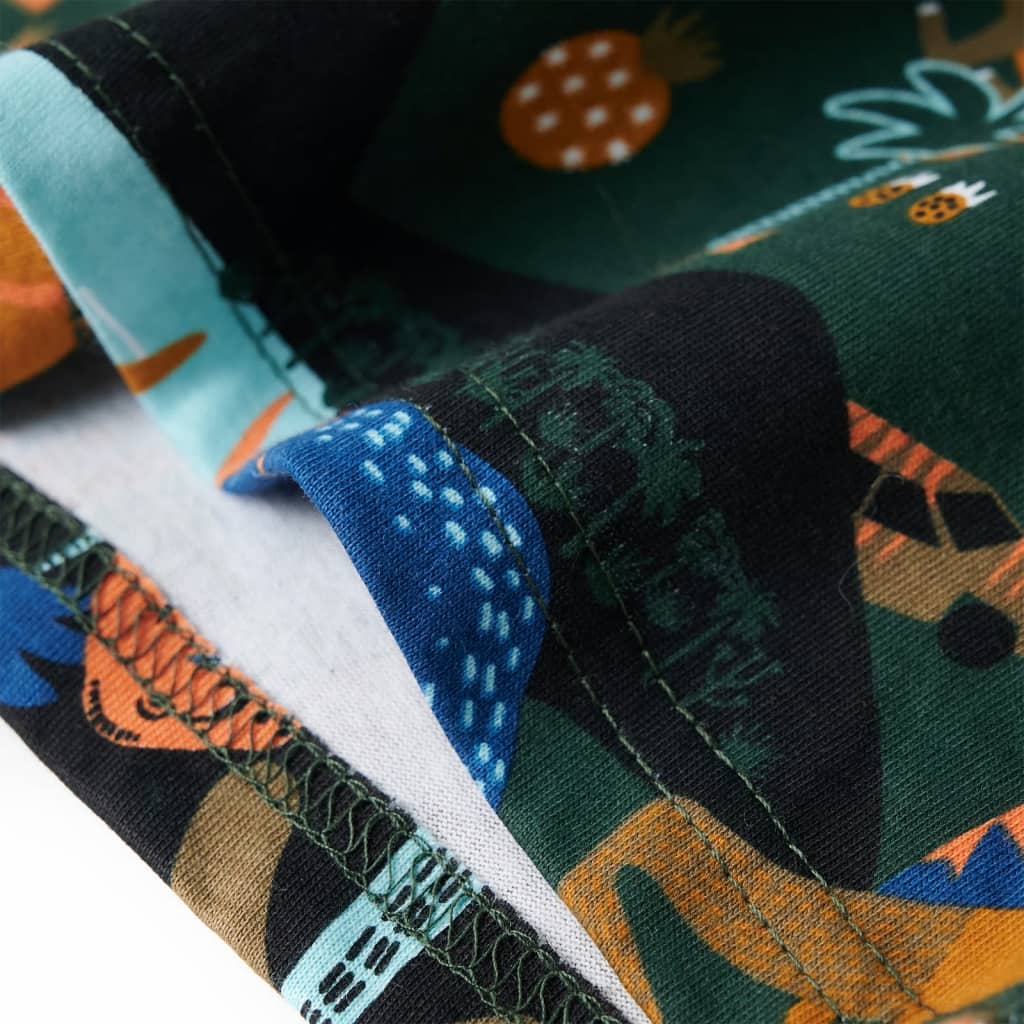 Pyjama pour enfant taille 92 vert foncé - 92 (1 5-2 ans) - number 11.