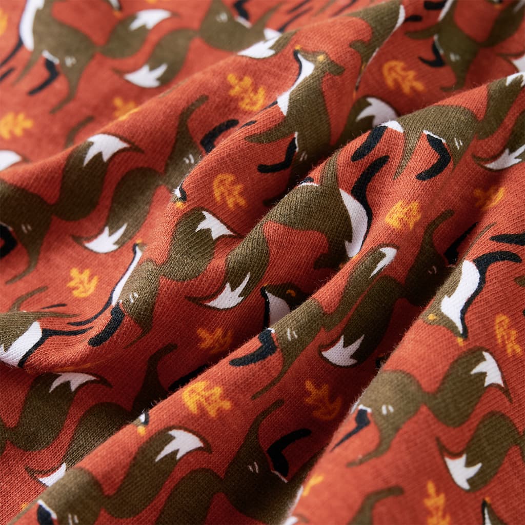 Chemise pour enfant couleur rouille clair taille 92 - 92 (1 5-2 ans) - number 7.