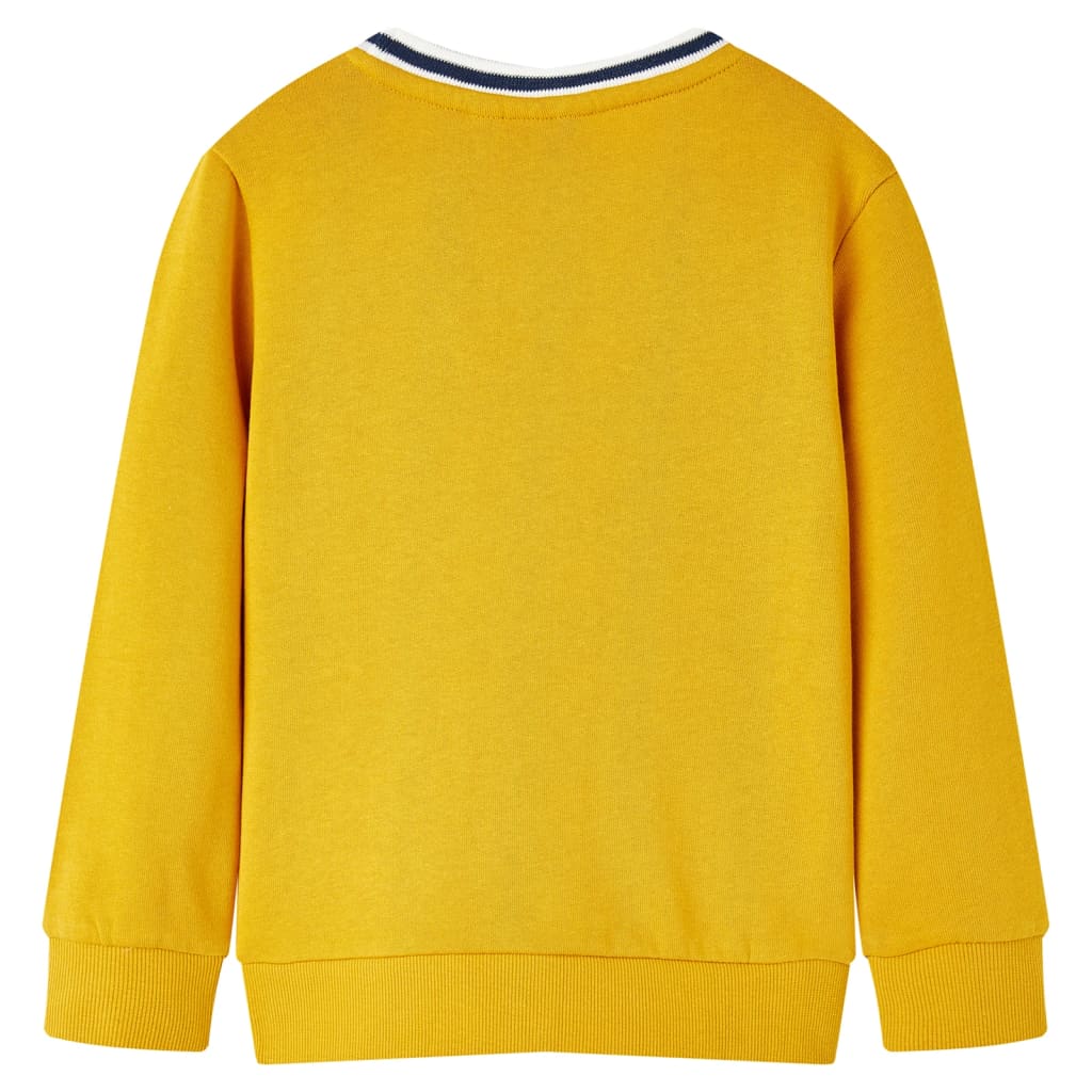 Sweat pour enfant taille 92 jaune ocre - ocre, 92 (1 5-2 ans) - number 2.