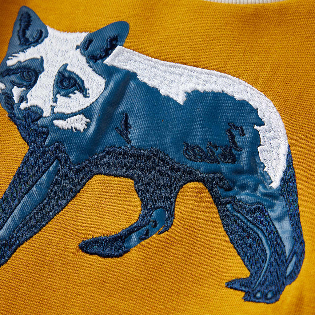 Sweat pour enfant taille 92 jaune ocre - ocre, 92 (1 5-2 ans) - number 4.