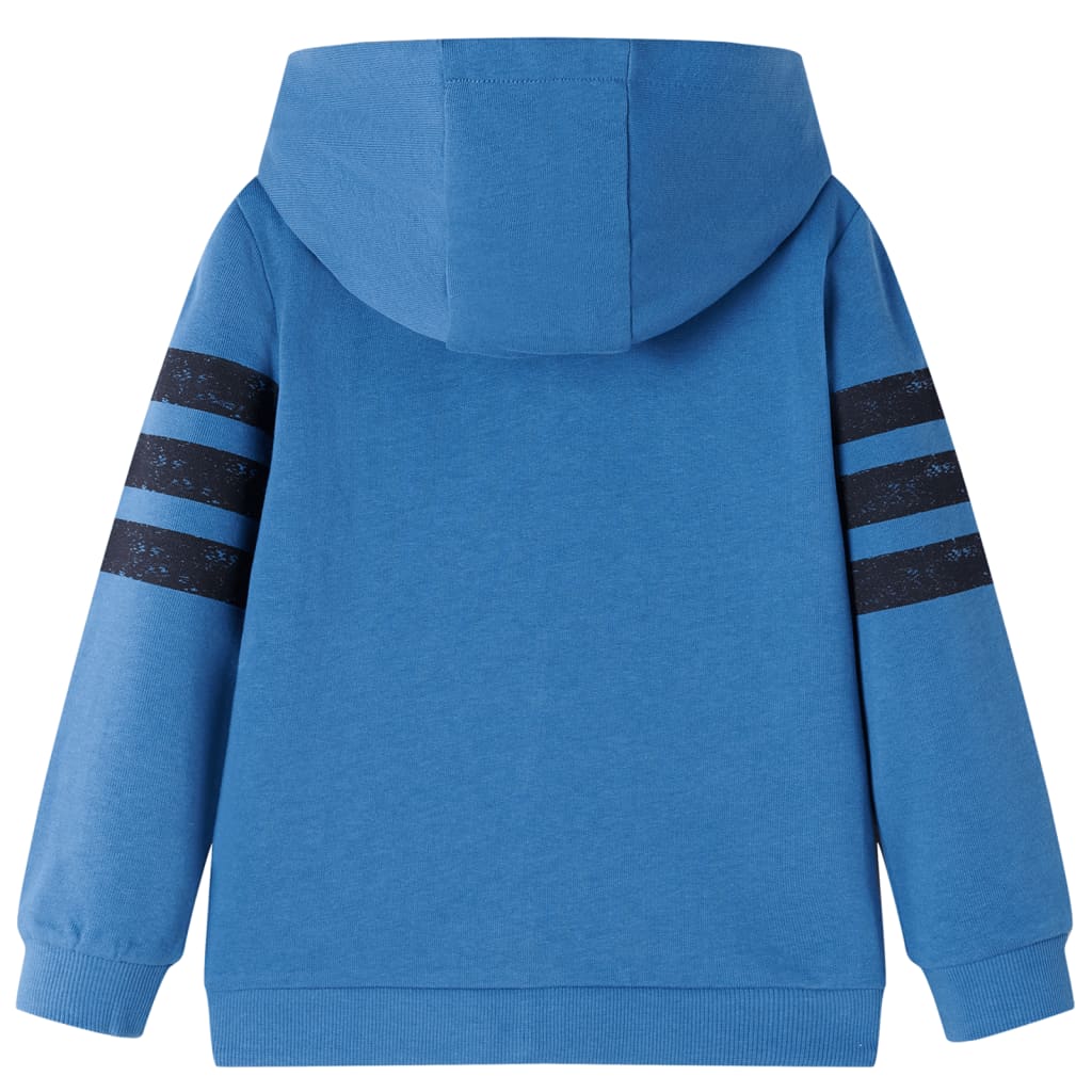 Sweat à capuche pour enfant taille 92 bleu - 92 (1 5-2 ans) - number 2.