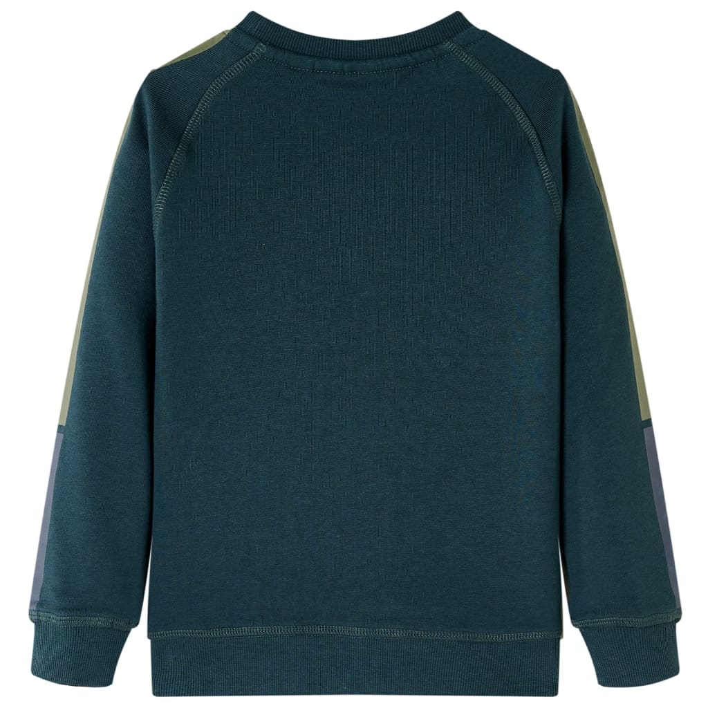 Sweat enfant vert mousse taille 92 - 92 (1 5-2 ans) - number 2.