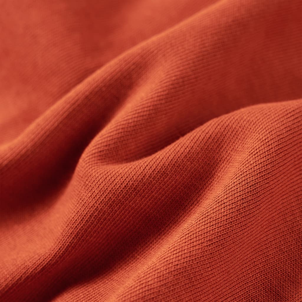 Sweat-shirt pour enfant couleur rouille clair taille 92 - 92 (1 5-2 ans) - number 7.