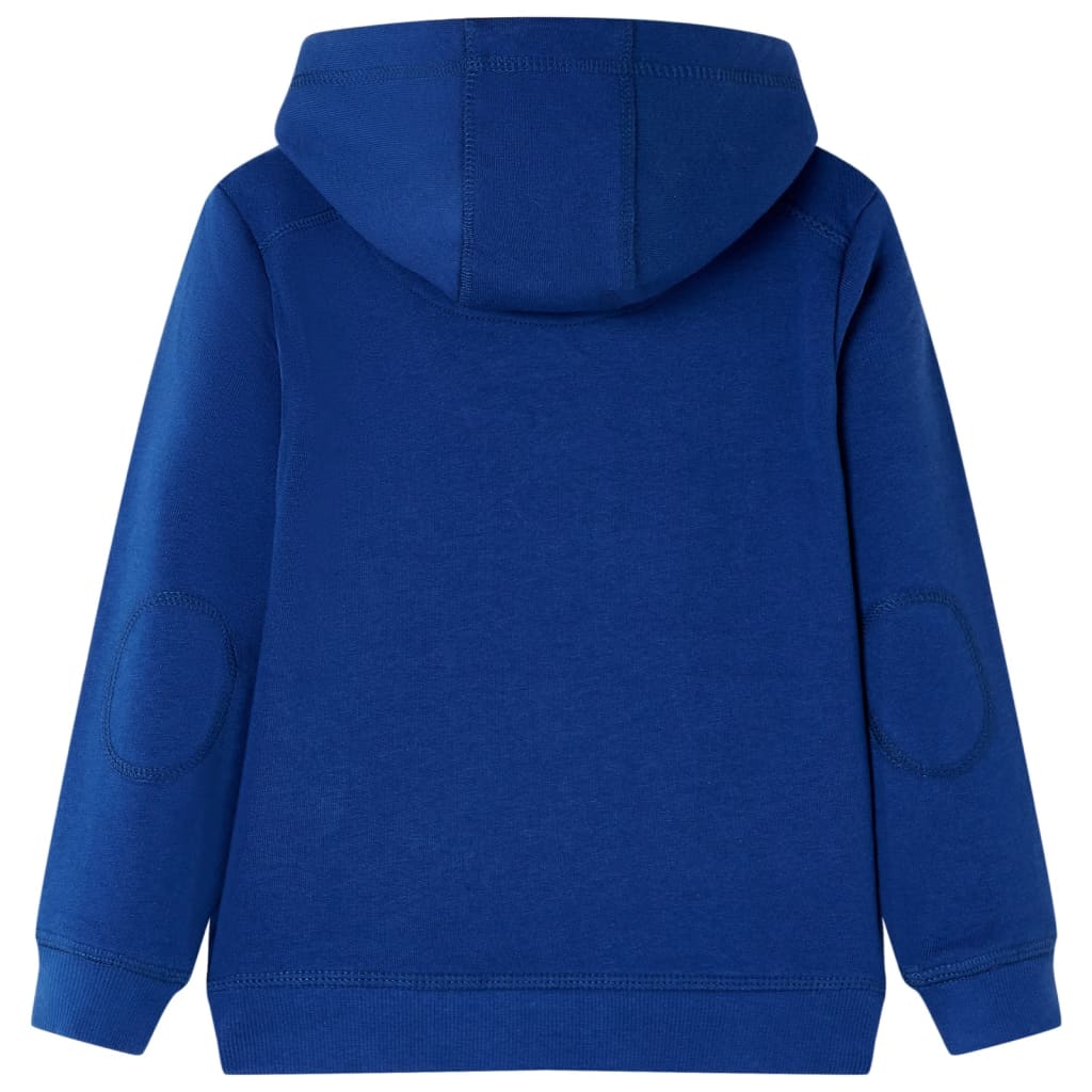 Sweat à capuche pour enfant bleu foncé taille 92 - 92 (1 5-2 ans) - number 2.