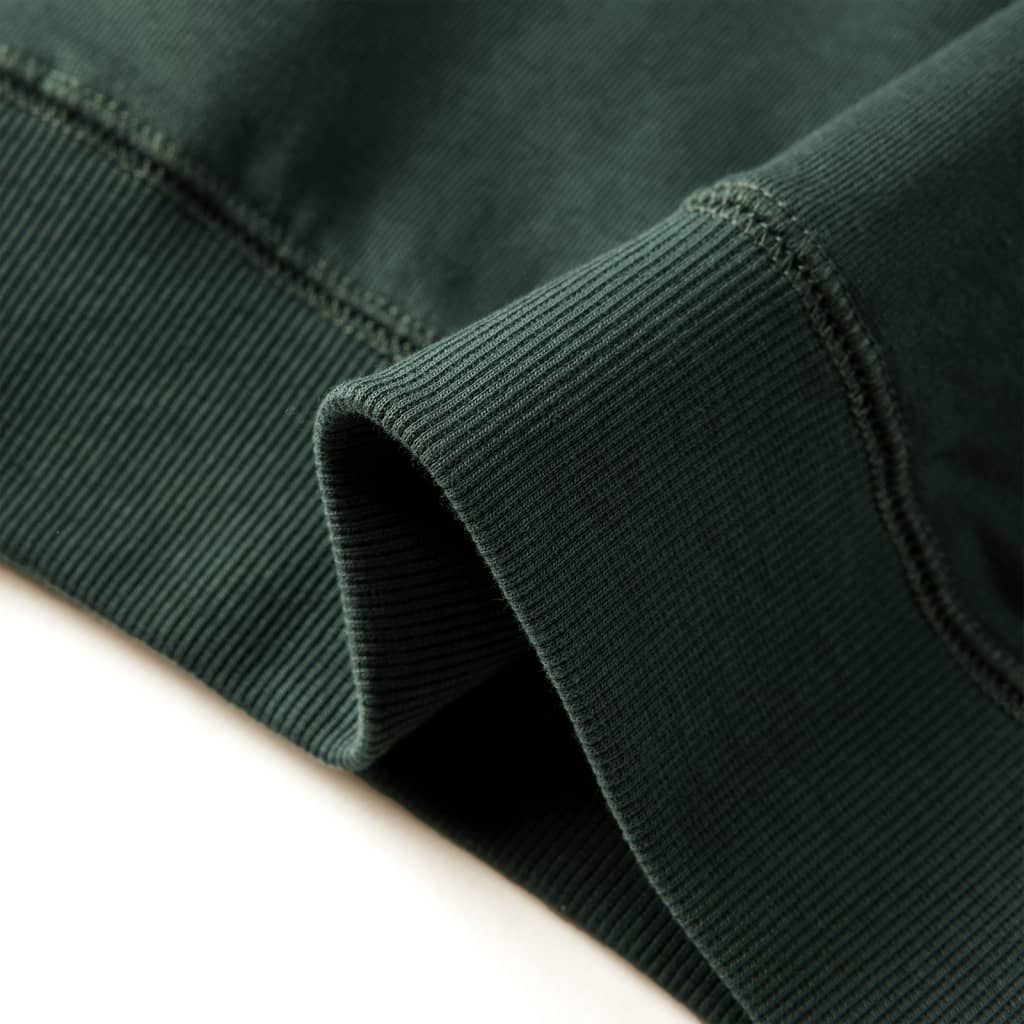 Sweat à capuche pour enfant taille 92 vert foncé - 92 (1 5-2 ans) - number 7.