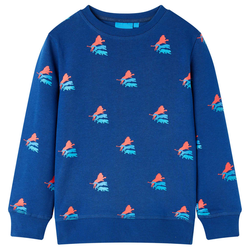 Sweat-shirt pour enfant taille 92 bleu foncé - 92 (1 5-2 ans) - number 1.