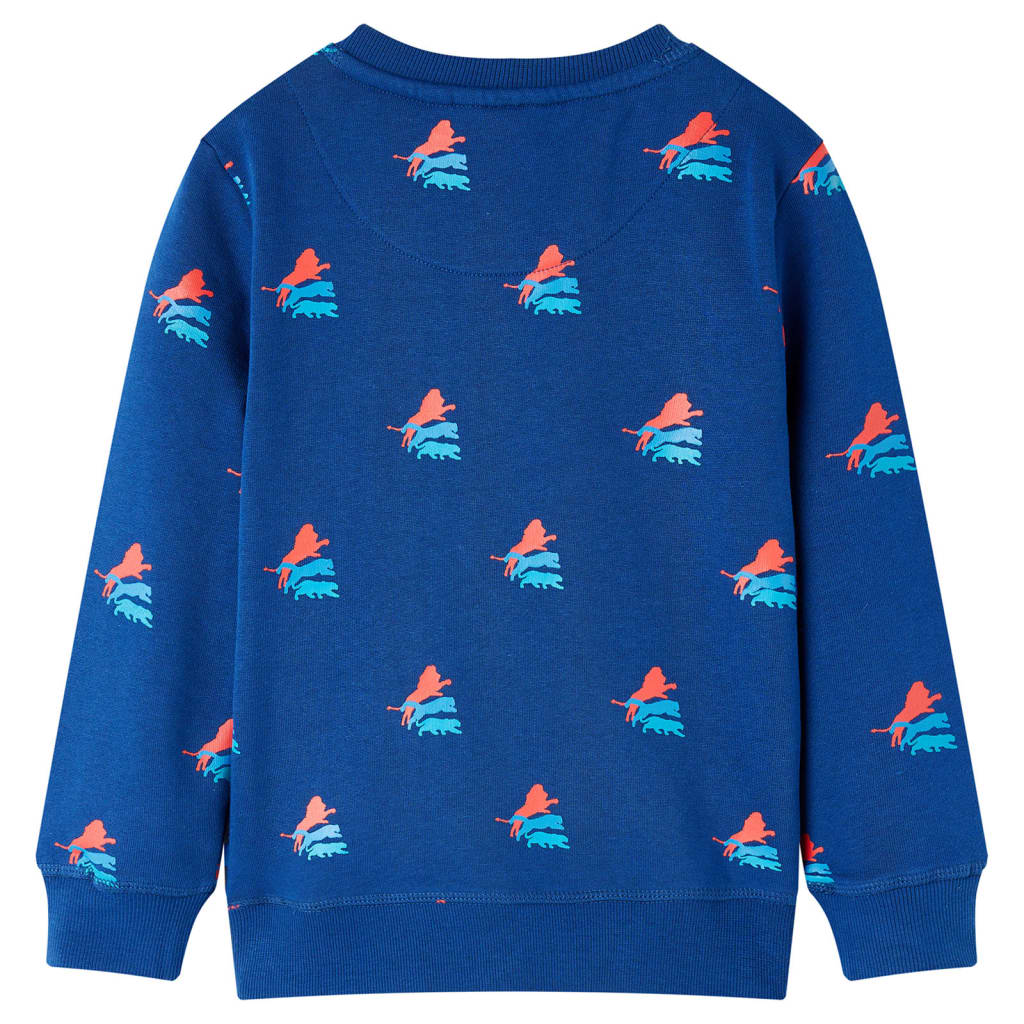 Sweat-shirt pour enfant taille 92 bleu foncé - 92 (1 5-2 ans) - number 2.