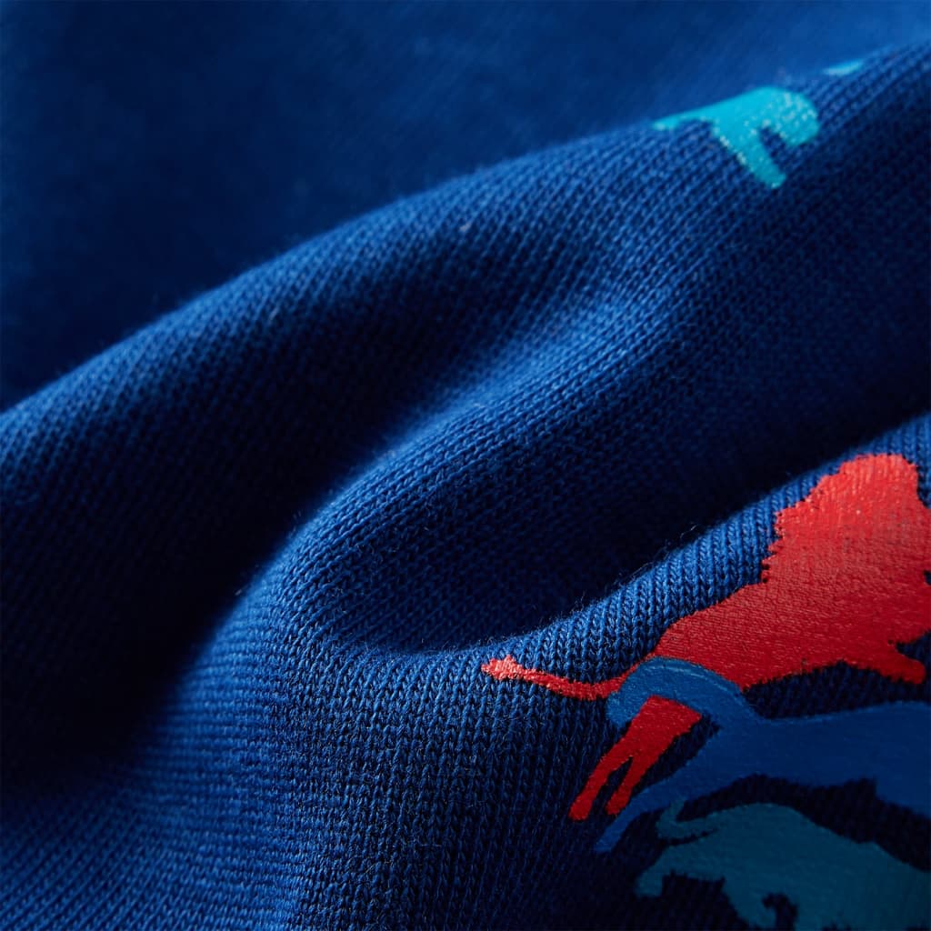 Sweat-shirt pour enfant taille 92 bleu foncé - 92 (1 5-2 ans) - number 7.