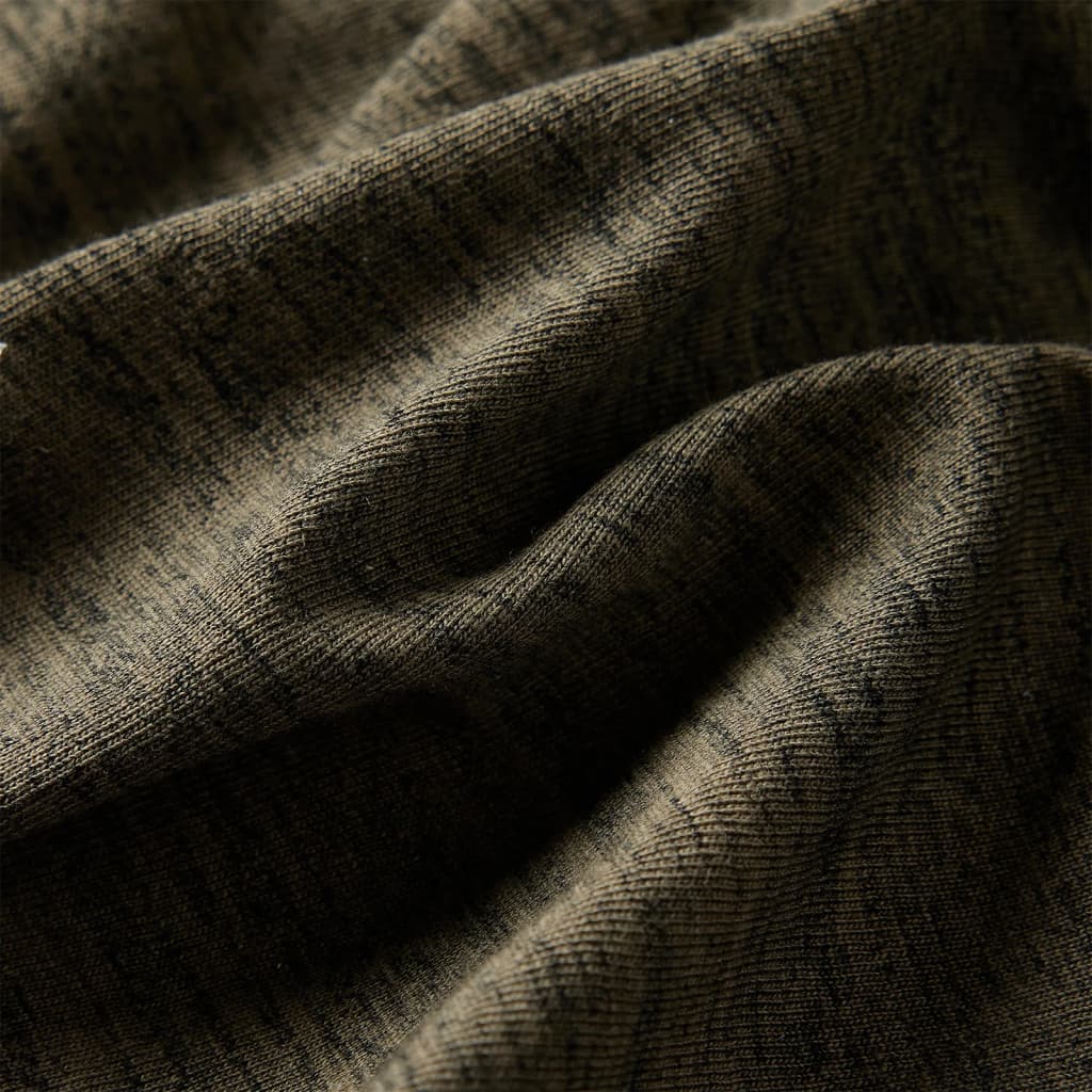 T-shirt à manches longues pour enfant taille 92 couleur kaki - kaki, 92 (1 5-2 ans) - number 7.