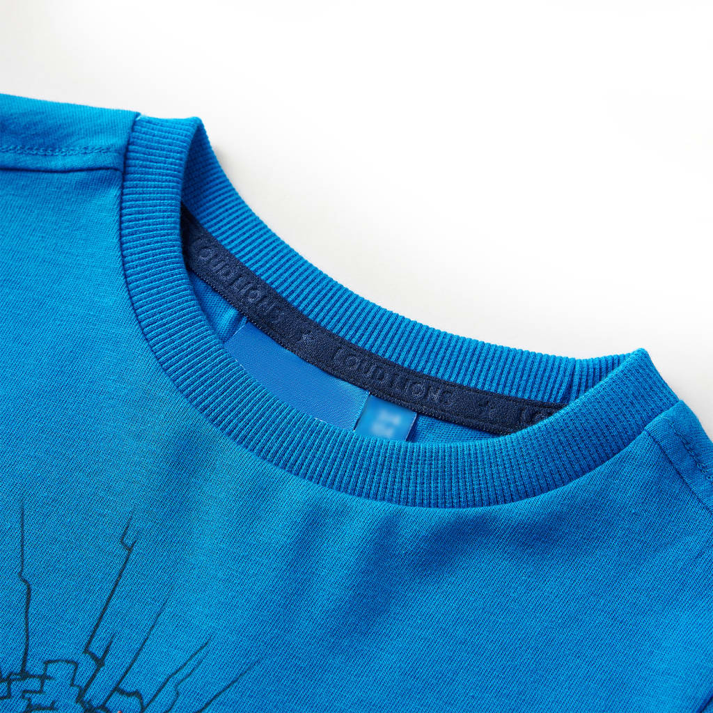 T-shirt manches longues pour enfant taille 92 bleu cobalt - 92 (1 5-2 ans) - number 3.
