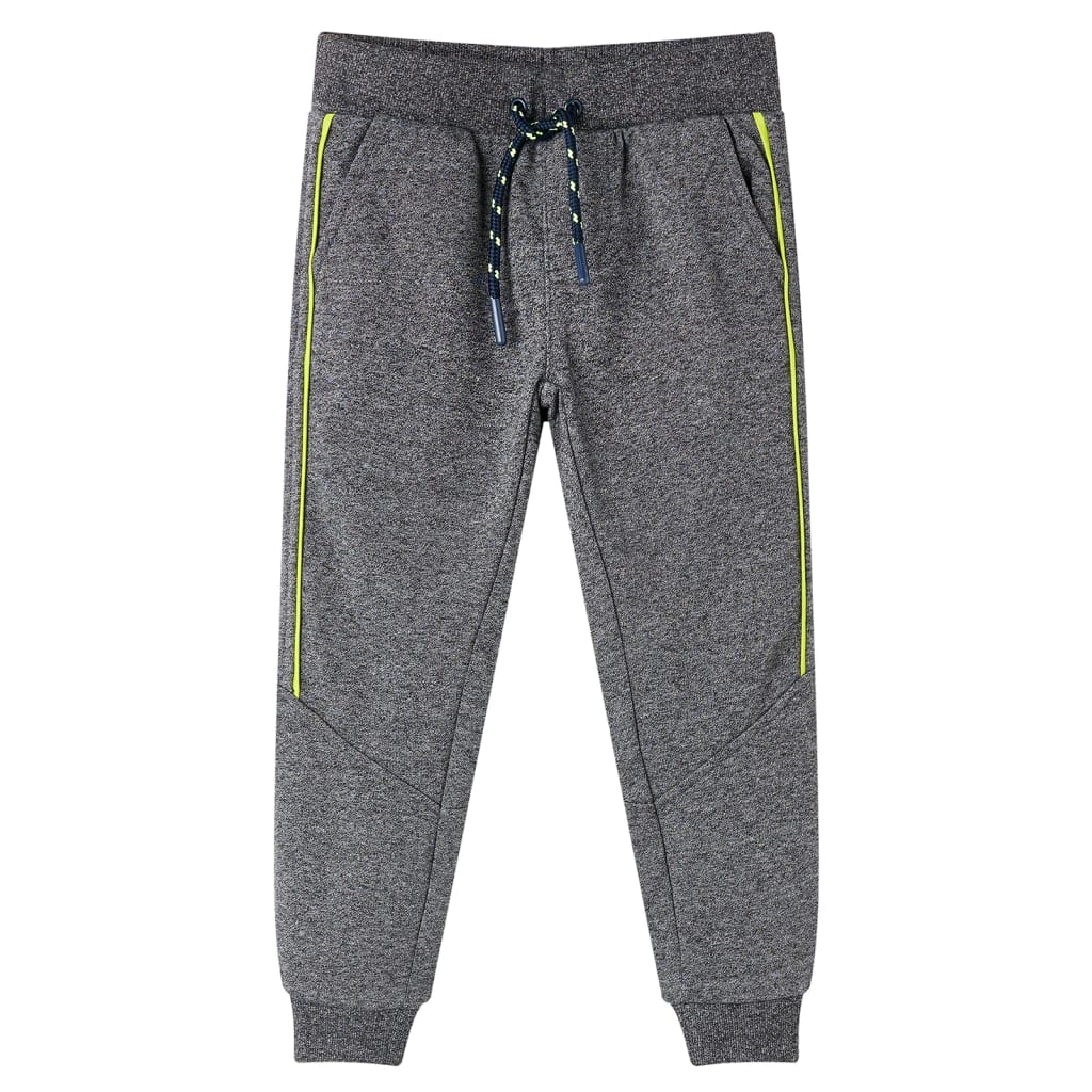 Pantalon de jogging pour enfant taille 92 gris chiné - 92 (1 5-2 ans) - number 1.