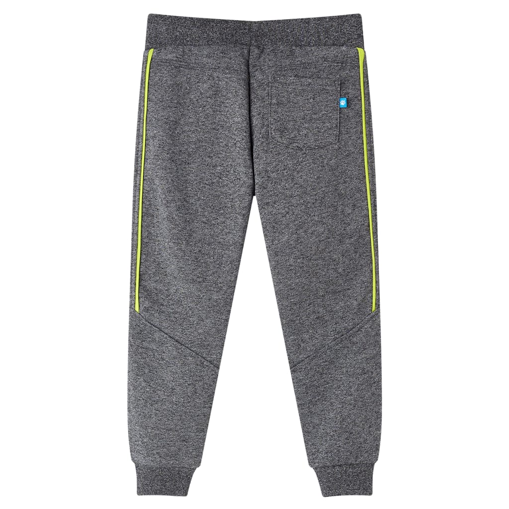 Pantalon de jogging pour enfant taille 92 gris chiné - 92 (1 5-2 ans) - number 2.