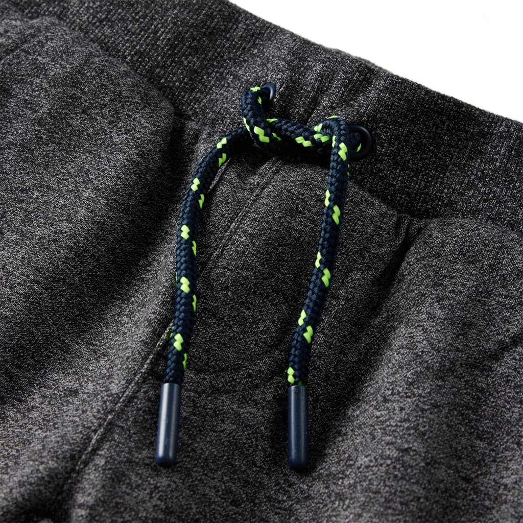 Pantalon de jogging pour enfant taille 92 gris chiné - 92 (1 5-2 ans) - number 4.