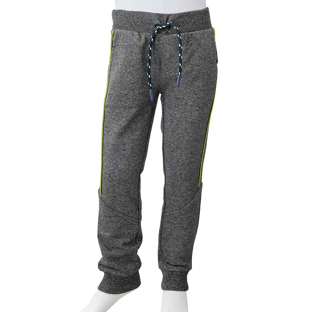 Pantalon de jogging pour enfant taille 92 gris chiné - 92 (1 5-2 ans) - number 8.