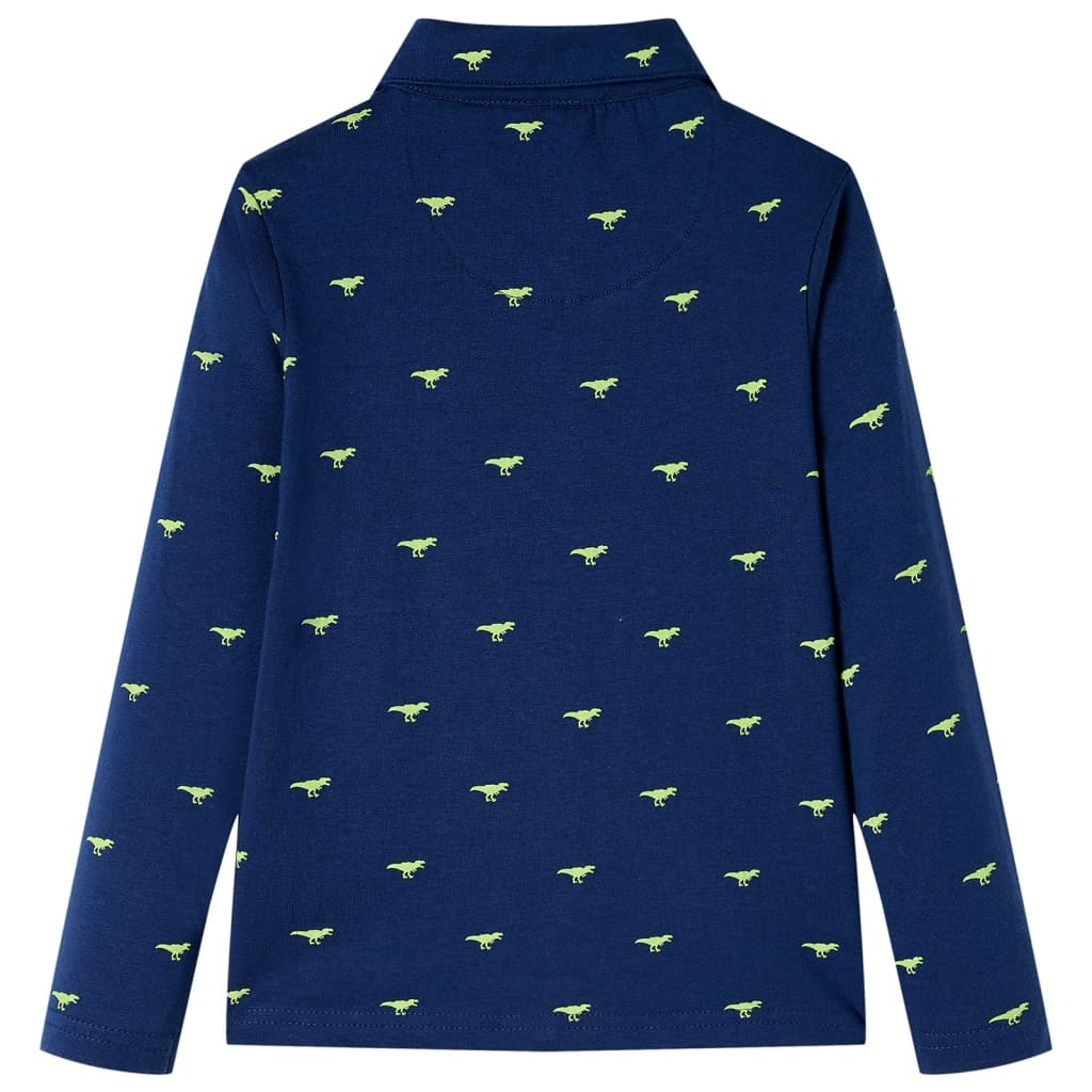 Chemise pour enfant taille 92 bleu marine - 92 (1 5-2 ans) - number 2.