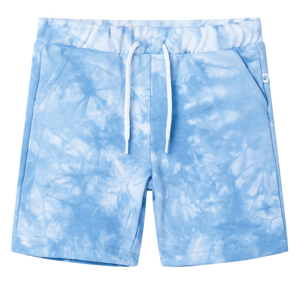 Short pour enfant taille 92 avec lacets bleu clair - 92 (1 5-2 ans) - number 1.
