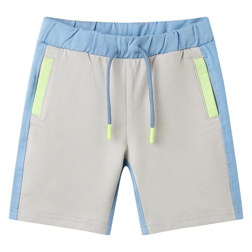 Short pour enfant taille 92 avec lacets bleu - 92 (1 5-2 ans) - number 1.