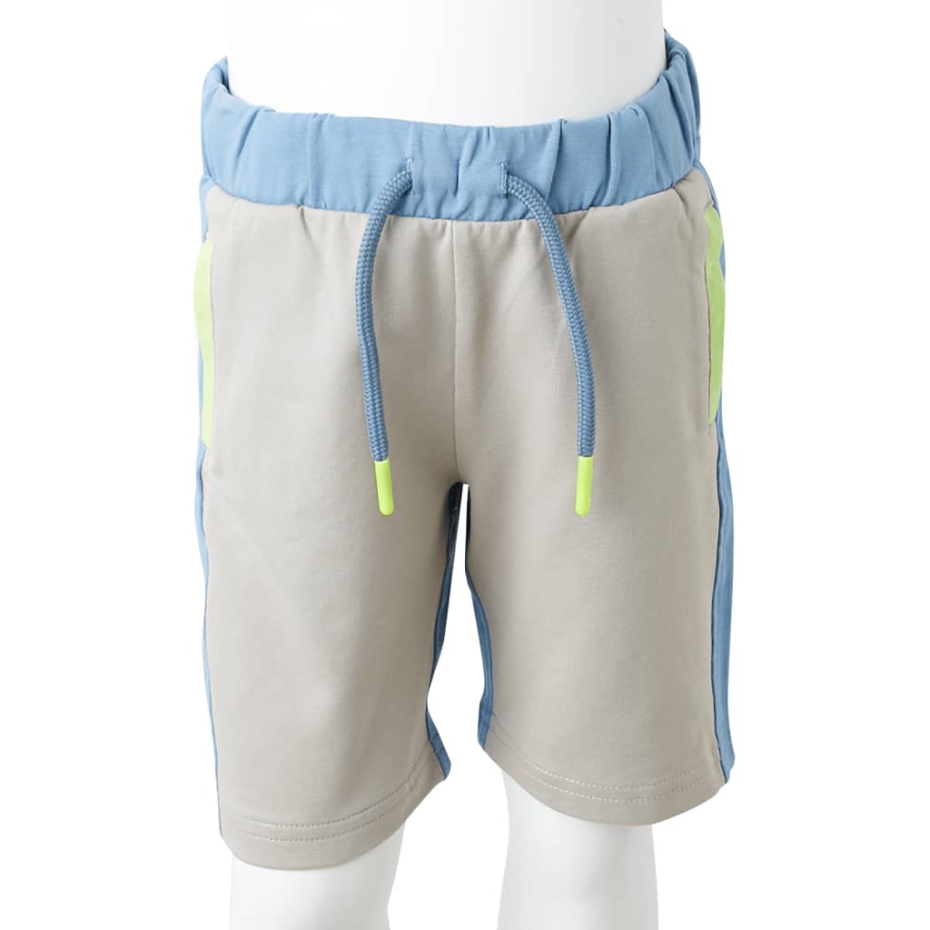 Short pour enfant taille 92 avec lacets bleu - 92 (1 5-2 ans) - number 8.