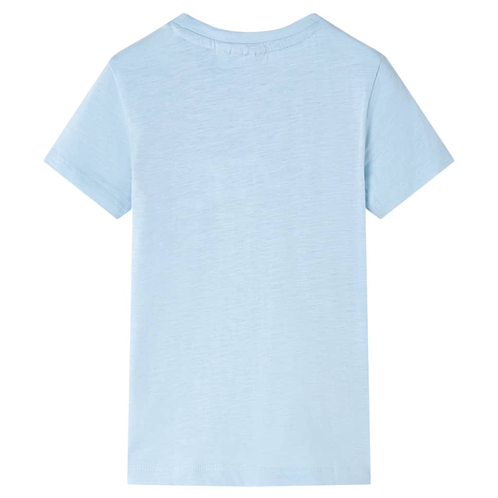 T-shirt pour enfant taille 92 bleu clair - 92 (1 5-2 ans) - number 2.
