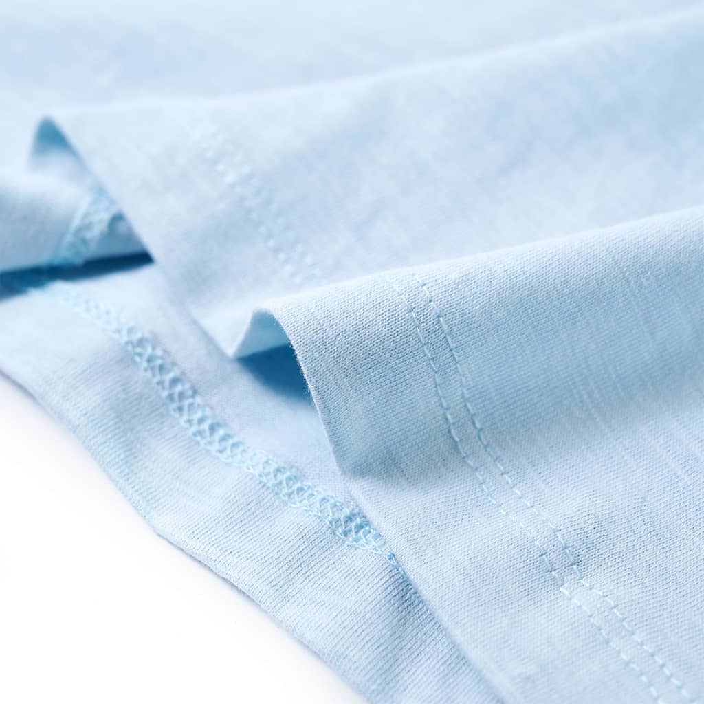 T-shirt pour enfant taille 92 bleu clair - 92 (1 5-2 ans) - number 6.