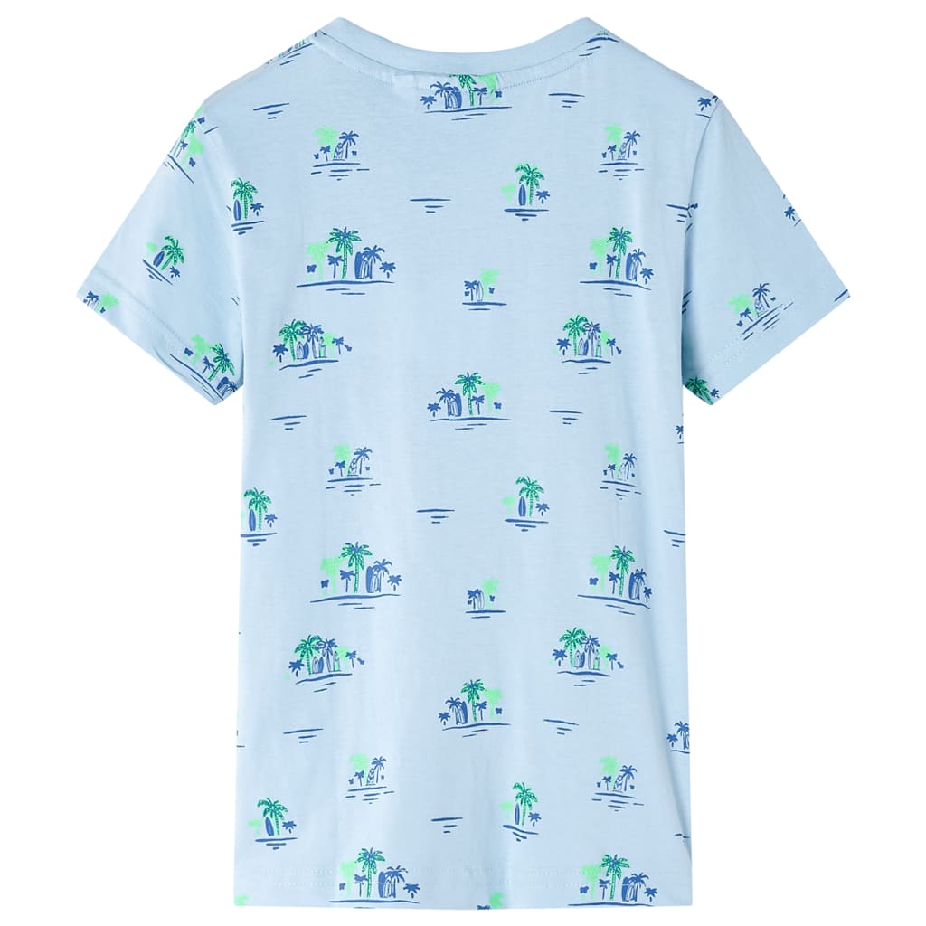 T-shirt pour enfant taille 92 bleu clair - 92 (1 5-2 ans) - number 2.