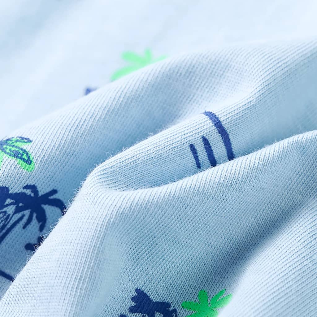 T-shirt pour enfant taille 92 bleu clair - 92 (1 5-2 ans) - number 7.