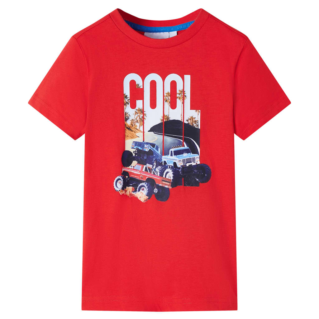 T-shirt pour enfant taille 92 - bleu, 104 (3-4 ans) - number 1.