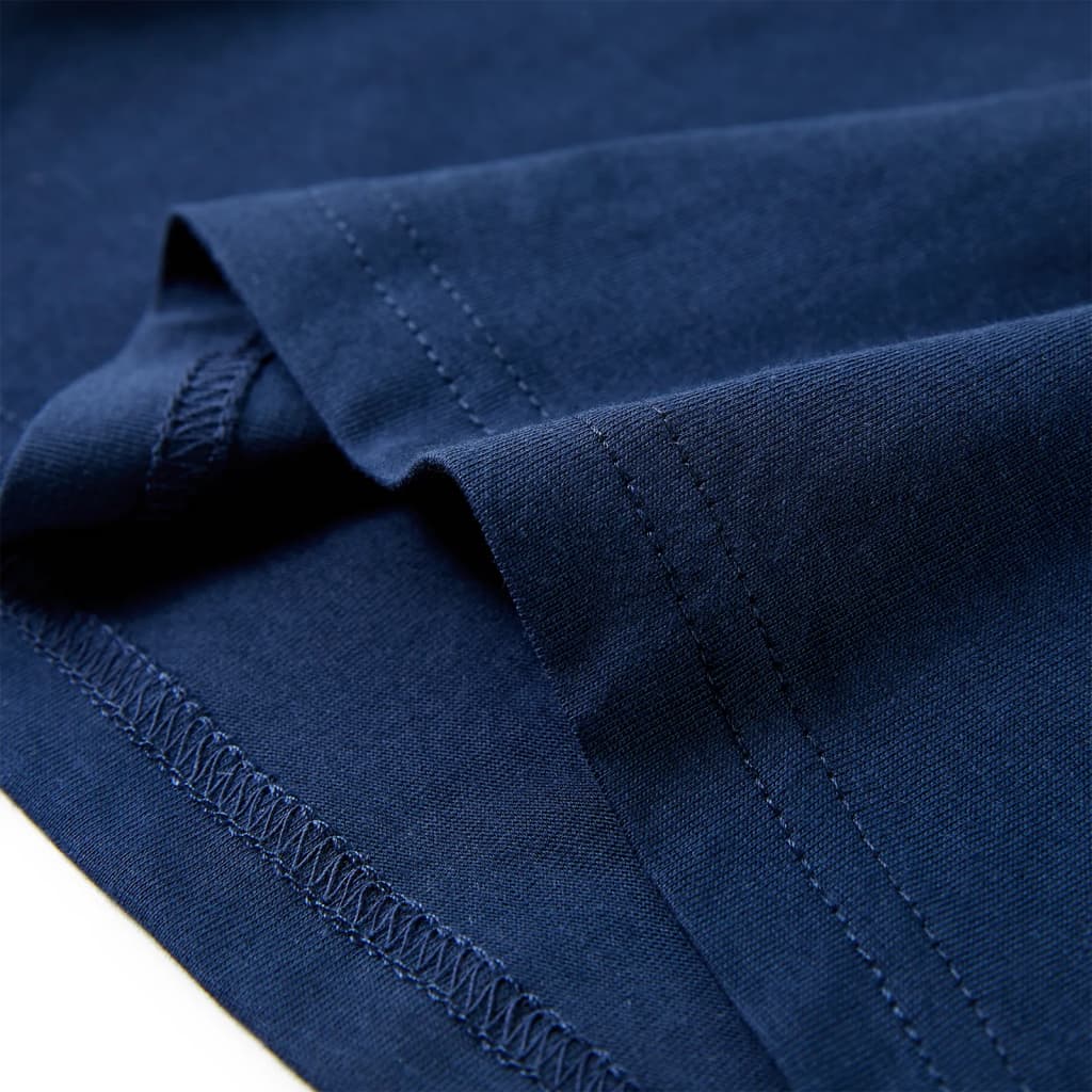 T-shirt pour enfant taille 92 bleu et bleu marine - 92 (1 5-2 ans) - number 6.