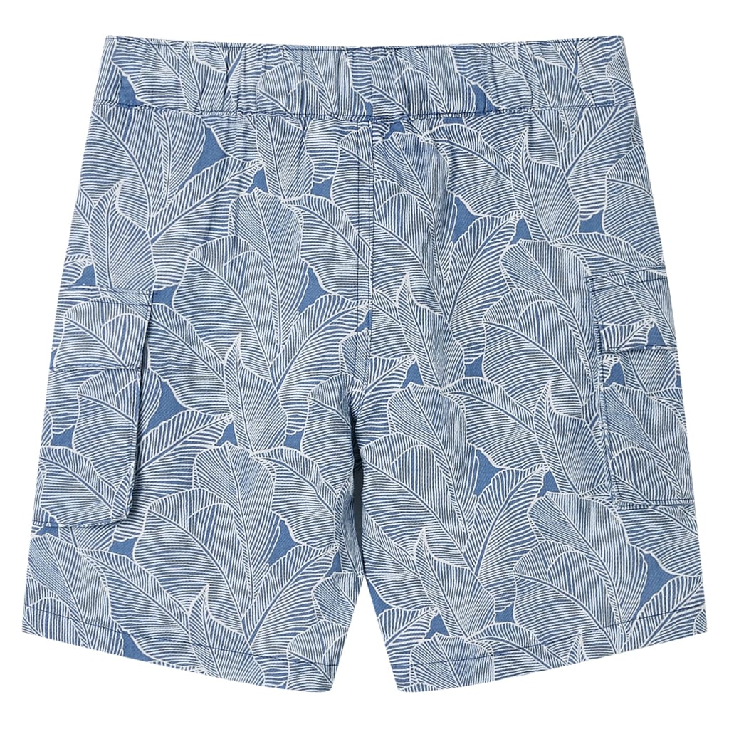 Short pour enfant taille 92 avec lacets bleu foncé - 92 (1 5-2 ans) - number 2.