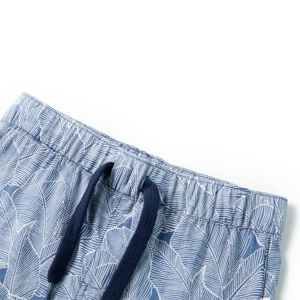 Short pour enfant taille 92 avec lacets bleu foncé - 92 (1 5-2 ans) - number 3.
