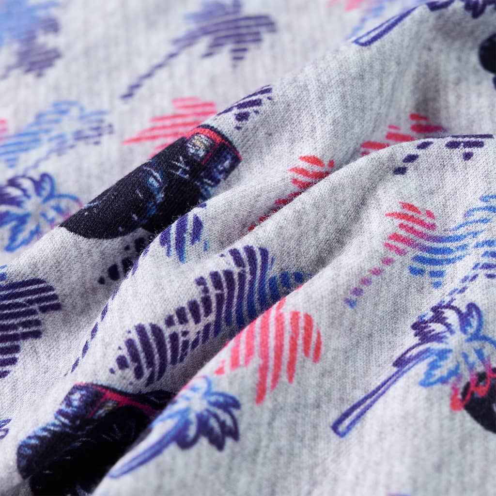 T-shirt enfant taille 92 gris chiné - gris, 92 (1 5-2 ans) - number 7.