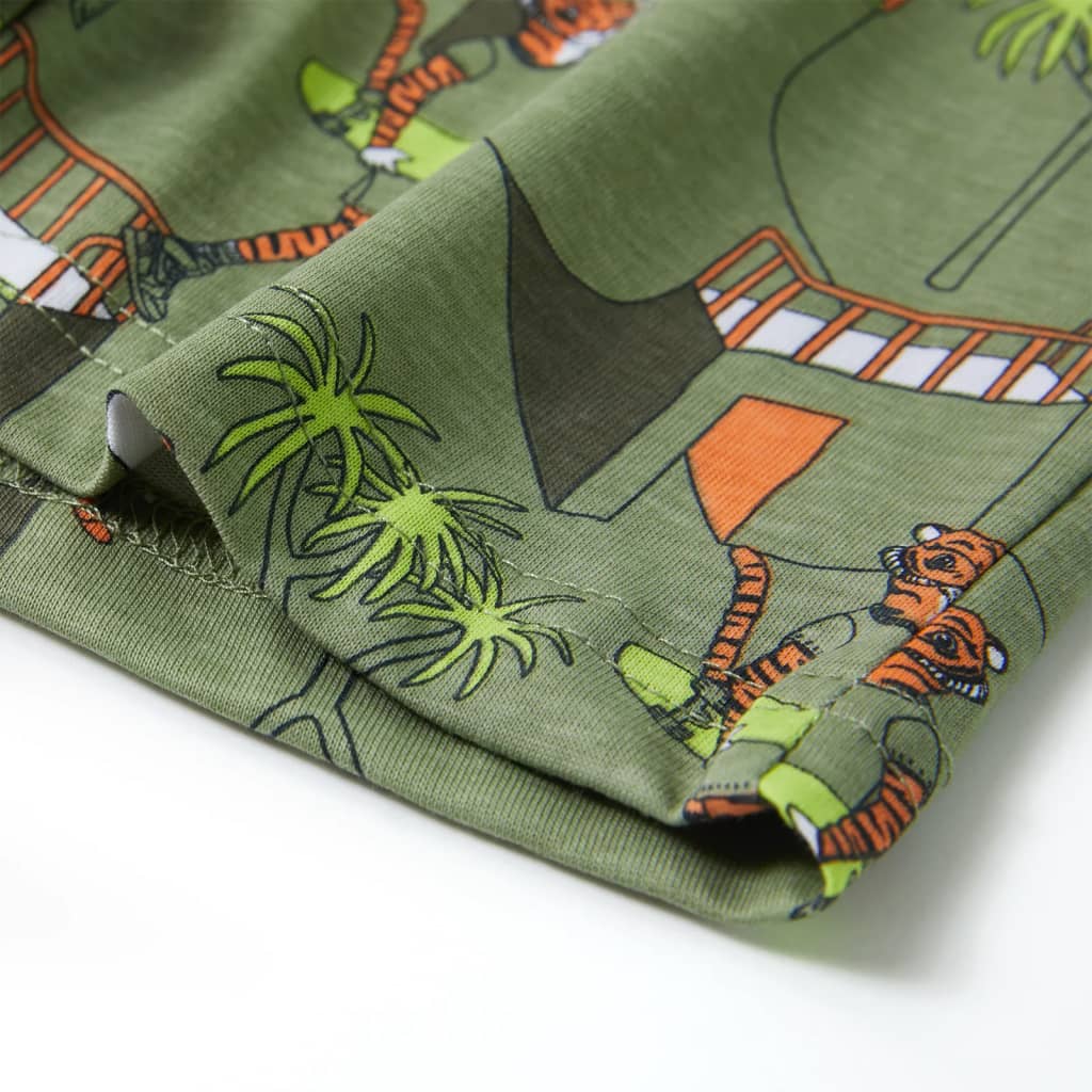 Pyjama pour enfant taille 92 couleur kaki clair - 92 (1 5-2 ans) - number 12.