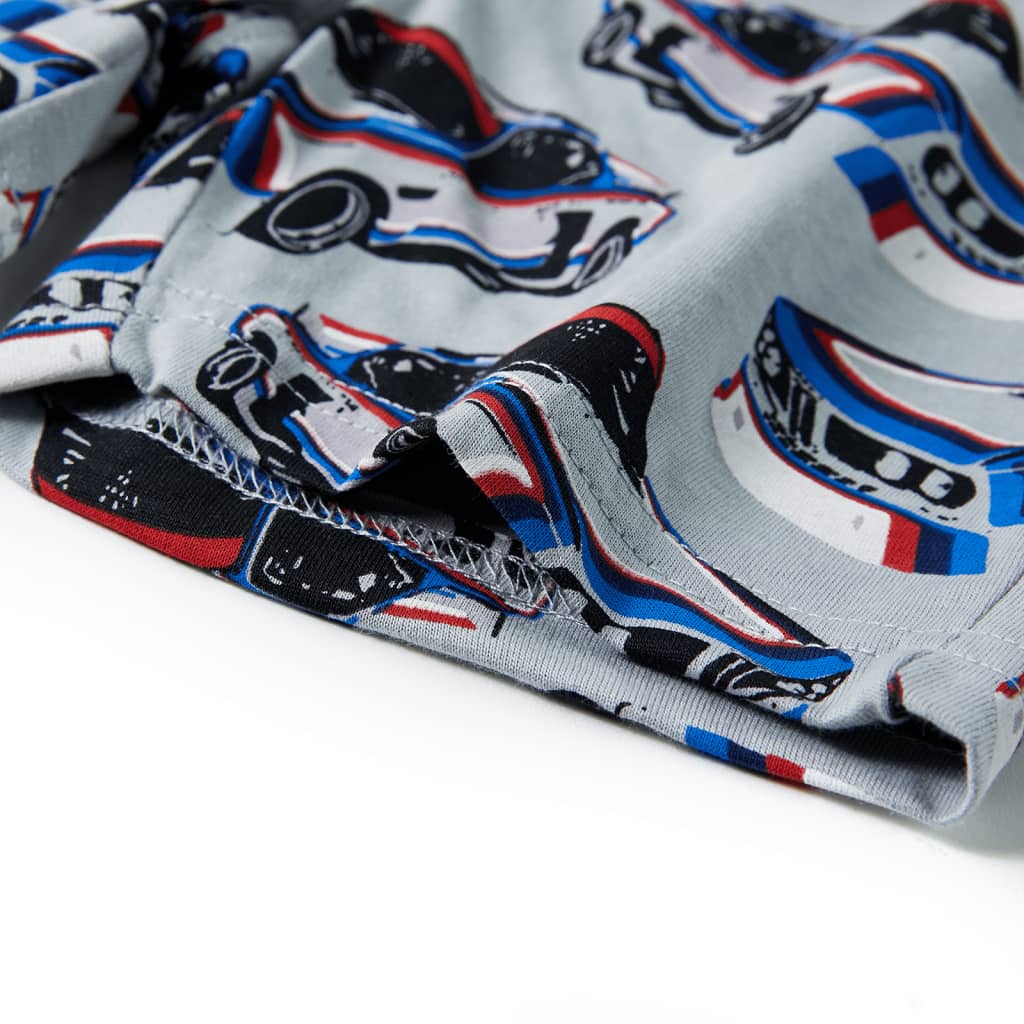 Pyjama pour enfant taille 92 manches courtes gris - 92 (1 5-2 ans) - number 12.