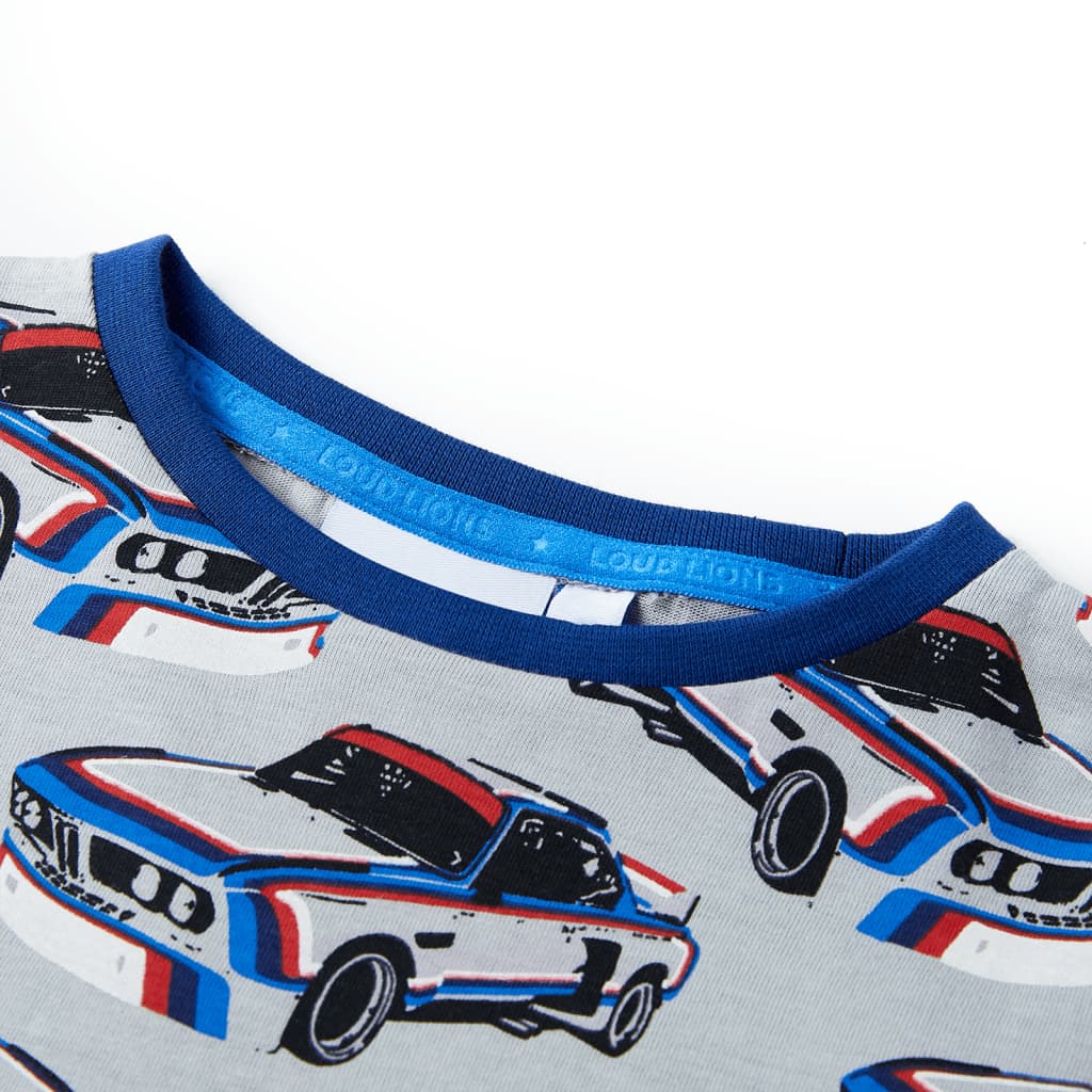 Pyjama pour enfant taille 92 manches courtes gris - 92 (1 5-2 ans) - number 6.