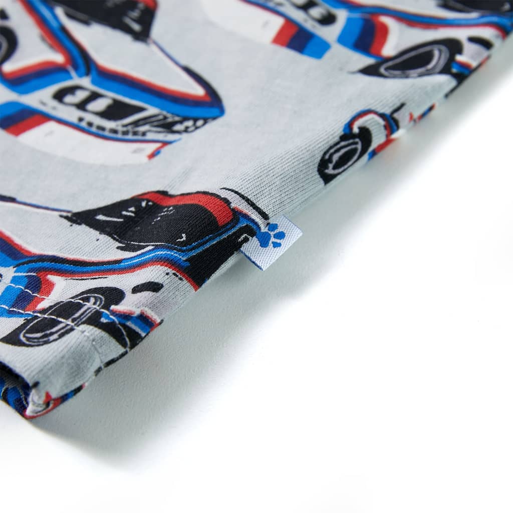 Pyjama pour enfant taille 92 manches courtes gris - 92 (1 5-2 ans) - number 8.