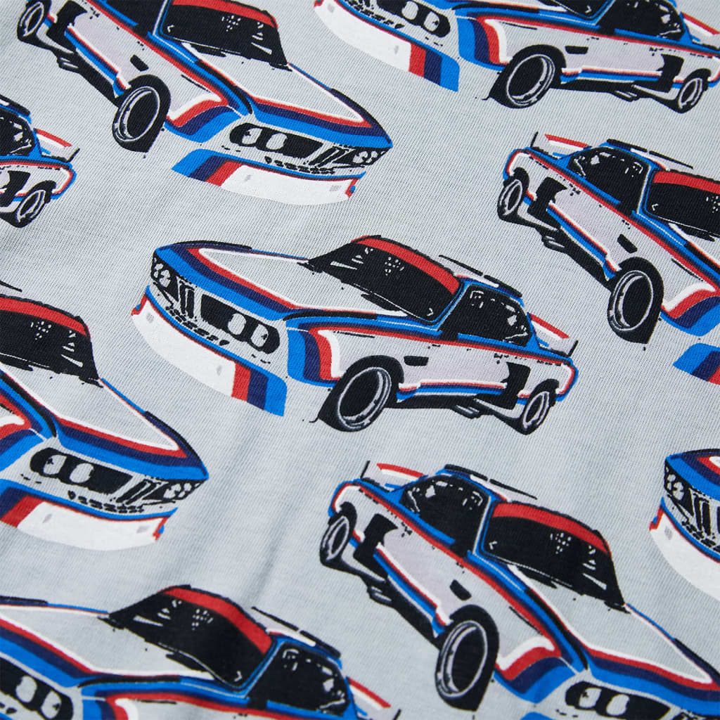 Pyjama pour enfant taille 92 manches courtes gris - 92 (1 5-2 ans) - number 7.